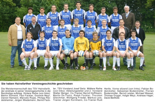 Meistermannschaft 2004/05